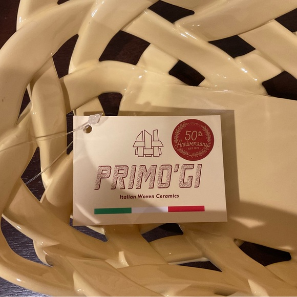 2 Fabulous Yellow Lattice Italian Ceramic Bowls Dishes - Picture 4 of 7